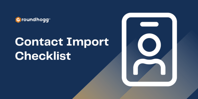 Contact Import Checklist